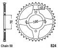Suzuki RG 500 G/CH 85-87 Couronne - Acier