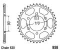 Yamaha XV 1000 TR1 (5A8) 81-86 Sprocket Rear - Steel