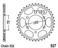 Suzuki GSX 1100 FL/FM/FN/FR/FS/FT 90-96 Sprocket Rear - Steel
