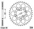 Honda VF 1000 FE     SC15 84 Sprocket Rear - Steel - Plus 3 Teeth
