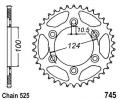 Ducati 1000SS 03-06 Couronne Plus 1 Dent - Acier