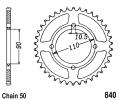 Yamaha XS 400 (D.O.H.C.) 82-85 Sprocket Rear - Steel