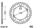 Yamaha XJ 400Z / ZS (Japanese Market) (33M/35J) 80-85 Couronne - Acier