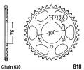 Suzuki GS 750 DB 77 Couronne - Acier