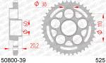 Ducati Multistrada 1100 S (1078cc) 09 Sprocket Rear Less 3 Tooth - Afam (Check Chain Length)