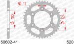 Ducati M750 Monster  98 Sprocket Rear Plus 3 Tooth - Afam (Check Chain Length)