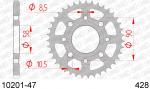 Daelim Altino 100 00 Sprocket Rear Plus 3 Tooth - Afam (Check Chain Length)