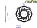 Kawasaki ZX7-R (ZX 750 P1/P2/P3) 96-98 SunStar Sprocket Rear - Steel - Less 3 Teeth