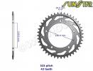 Triumph Bonneville T100 05-09 SunStar Sprocket Rear - Steel