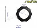 Kawasaki ZR 750 C3-C4 Zephyr 93-94 SunStar Sprocket Rear - Steel - Less 1 Tooth