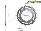 Cagiva V Raptor 650 00-07 SunStar Sprocket Rear - Steel - Less 2 Teeth