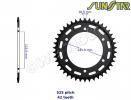 Yamaha TDM 850 4TXL 96-97 SunStar Sprocket Rear - Steel