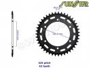Yamaha TDM 850 4TXL 96-97 SunStar Sprocket Rear - Steel - Plus 1 Tooth