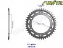 Honda CBR 600 RRA (US Market) 10 SunStar Sprocket Rear - Steel - Plus 1 Tooth