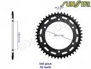Kawasaki GPX 750 R (ZX 750 F1-F3) 87-89 SunStar Sprocket Rear - Steel - Less 2 Teeth
