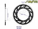 Kawasaki GPX 750 R (ZX 750 F1-F3) 87-89 SunStar Sprocket Rear - Steel - Plus 1 Tooth