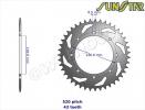 Kawasaki KL 650 B3 Tengai 92 SunStar Sprocket Rear - Steel