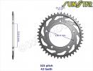 Honda CBF 600 NA8 (ABS) 08 SunStar Sprocket Rear - Steel - Plus 1 Tooth