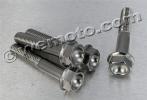 Honda CBR 600 RR6 06 Jeu de Boulon de Pincement d'Essieu Avant - Inox