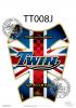 Triumph Thruxton 865 05 Захисна накладка на бензобак Motografix