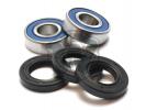 BMW F 650 GS Dakar (ABS) 04 Front Wheel Bearing Kit with Dust Seals By Slinky Glide
