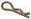 R Clip For 8mm Bolt - Zinc Plated