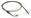 Steel braided throttle cable,  Honda VT750 C,04-07, 150 mm extended. 