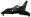 Front Side Fairing Lower - Right Honda CBR600RR 2007-2009 - Unpainted Black