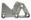 Footrest Hanger Suzuki TL1000 S 1997-2000 Left Hand Side