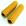 Soufflets de Fourche - 24.50cm de long - Diamètre Intérieur 30mm-60mm - Jaune - Médium