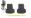 Fork Protectors Pair in Black Universal