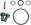 Kit Réparation de Robinet de Carburant 26H - Yamaha FZ750 FZR1000 FJ1200 1986-1995