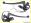 Universal Brake and Clutch Lever Assembly Black  Mirror boss and Switches