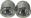 Headlight Bates style Custom Complete 4.5 Inch Chrome Twin Mini  - (E Marked) Side Mounted