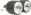 Headlight Bates style Custom Complete 4.5 Inch Black Twin Mini - (E Marked) Side Mounted