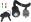 Contacteur a Clef Honda XL100. XL125, XL185S - 4 Fils