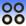 Kawasaki Z 650 B1-B3 76-80 Front Wheel Bearing Kit with Dust Seals