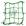 Cargo Net Motorcycle Green 300x300mm 6 Hooks