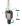 Adaptor Black 10mm Left Hand Internal Thread to 10mm Right Hand External Thread