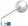 Mirror - Chrome Round - Right or Left Fitting 10mm Thread