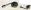 Mirror 10mm Thread Yamaha RXS100 RD350LC - Black Stem - Right