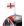 Mini Flag England - Pair