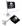 Mini Flag Skull and Crossbones  - Pair