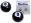 Oxford 8 Ball Valve Caps Black - Pair