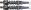 Pattern Shock Absorbers Pair 365mm Pin-Fork Chrome