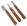 Scrapers 3 Piece Knife Set