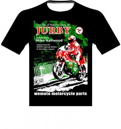 T-Shirt Jurby 2018 Help the Isle of Man TT Helicopter Fund Size 3X Large (Chest 54-56 inch) Picture of T-Shirt Jurby 2018 Help the Isle of Man TT Helicopter Fund Size 3X Large (Chest 54-56 inch)