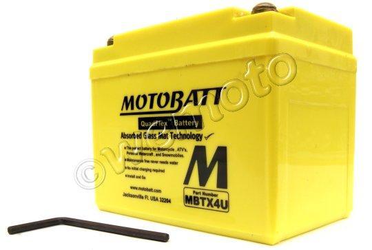 Batterie MOTOBATT Scellé - Sans Entretien - Haut Couple