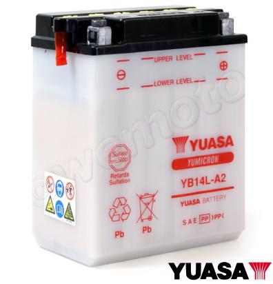 Yuasa Batterie YB14-A2 passt in Honda CB 750 F2 1999-2000 RC42 73 PS 
