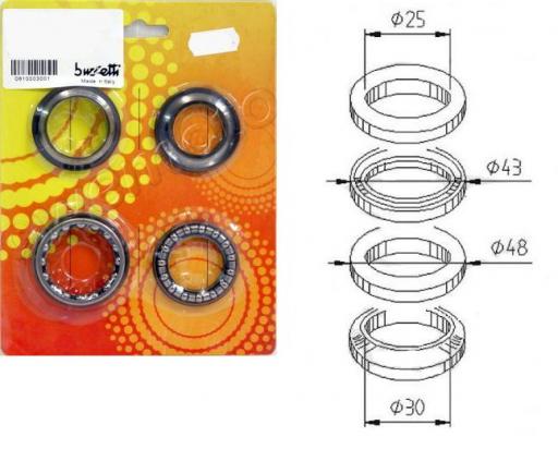 Yamaha NS 50 F Aerox 4 18 Headrace Bearing Set Picture of Yamaha NS 50 F Aerox 4 18 Headrace Bearing Set